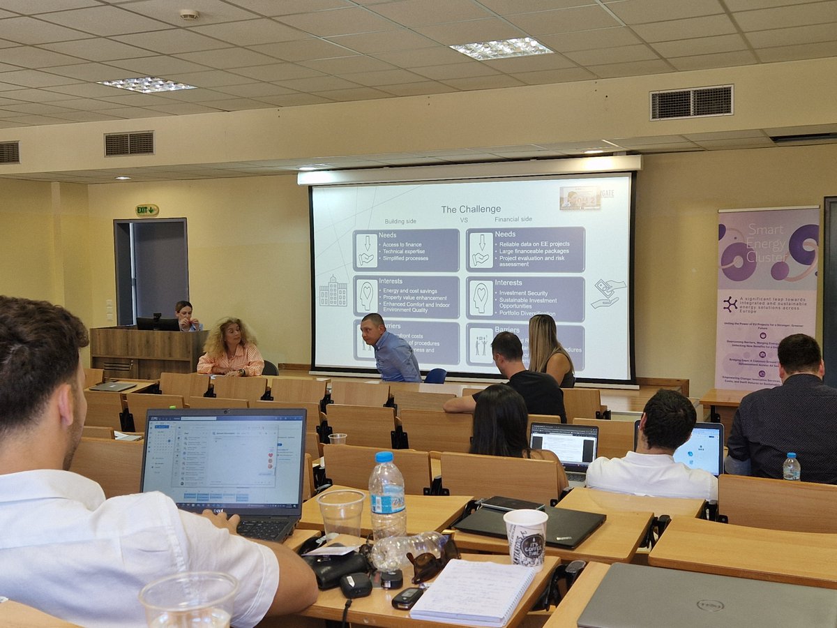 Energate_eu's tweet image. 🌟 ENERGATE co-organized the 5th AI & Data Workshop at #IISA2025!
We presented a paper with DSS for selecting financing tools for energy efficiency in Greece & joined the #SmartEnergyCluster session with 5 amazing EU projects.
Thanks to all the speakers!
#EnergyTransition
