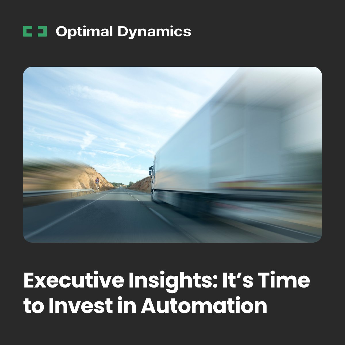 At a recent Strategy Session with 25 transportation leaders, one theme came up repeatedly: the race to automate is accelerating. Explore the full article to learn more:

hubs.la/Q03x2B0w0

#ai #artificialintelligence #trucking #supplychain #logistics #freight #freighttech