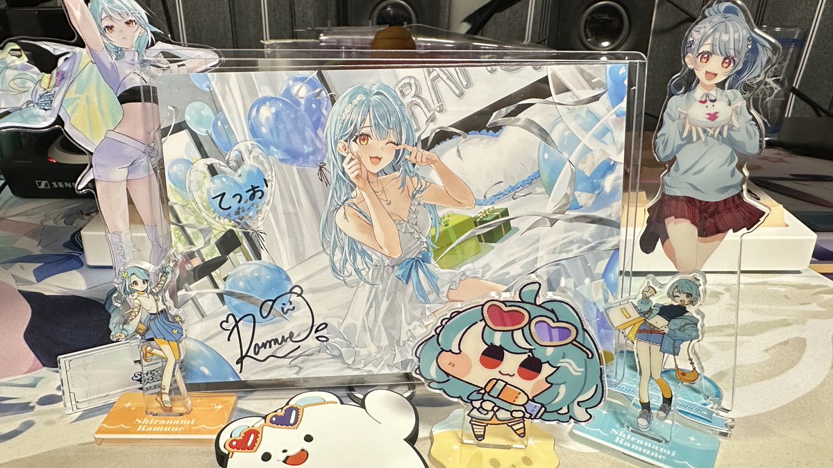 改めてらむちの初ポスカパシャり
めちゃかわありがとうー！
 #白波らむね