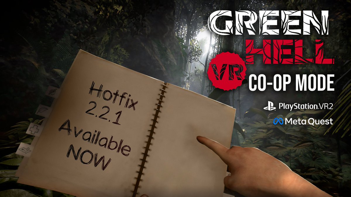 🌿 Hotfix 2.2.1 is live on Meta Quest and PS VR2!
We’ve tackled community-reported bugs (thanks for that), improved stability, and polished visuals &amp; audio.

Full patch notes below 👇

Bugs reported by our community:
- Fixed wrong planter building info in the notepad
- Fixed