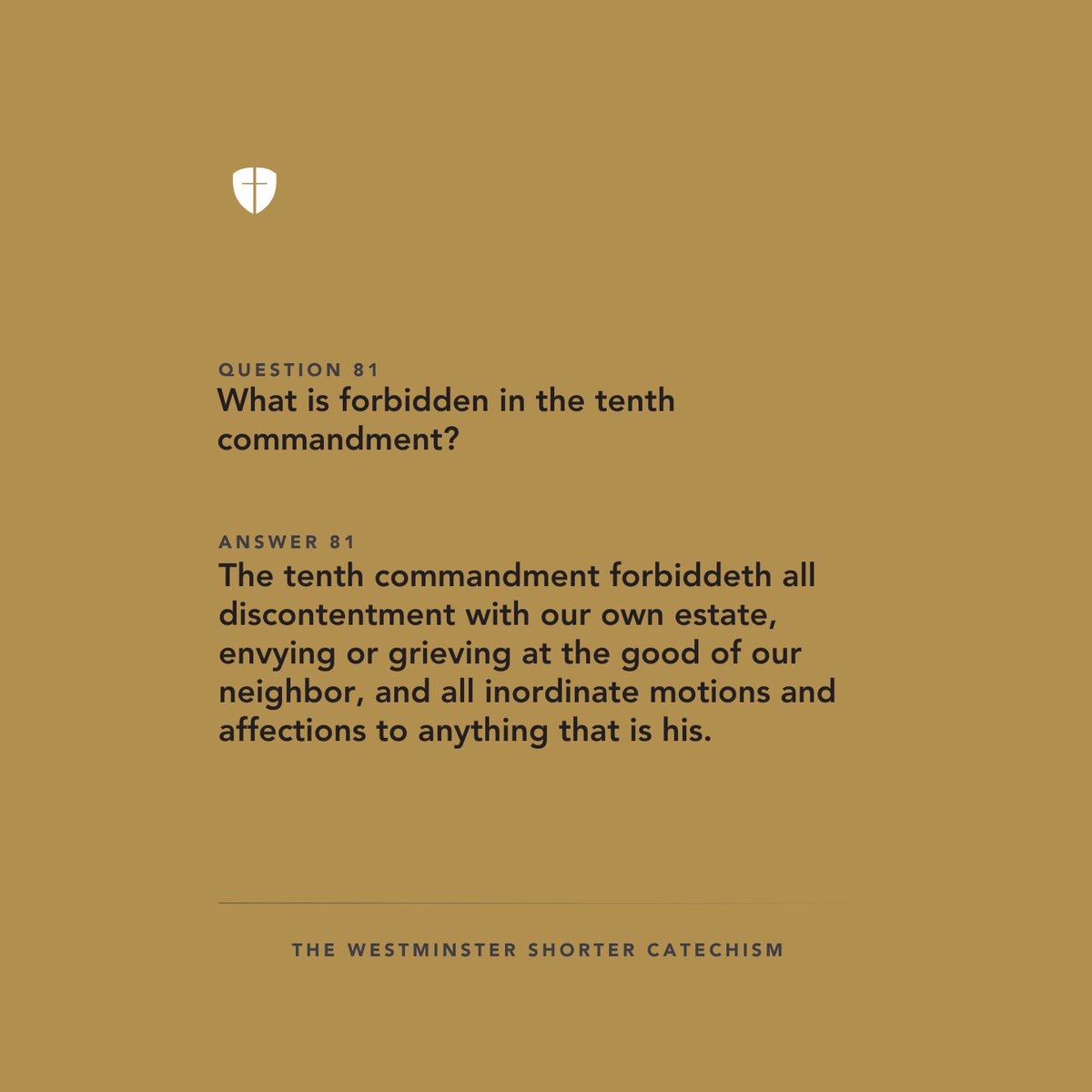 ReformTheoSem's tweet image. The tenth commandment warns us against the quiet sins of the heart—discontentment, envy, and coveting what belongs to another. True obedience begins with rightly ordered affections. #RTS #catechism #reformedteaching #reformedseminary #theology