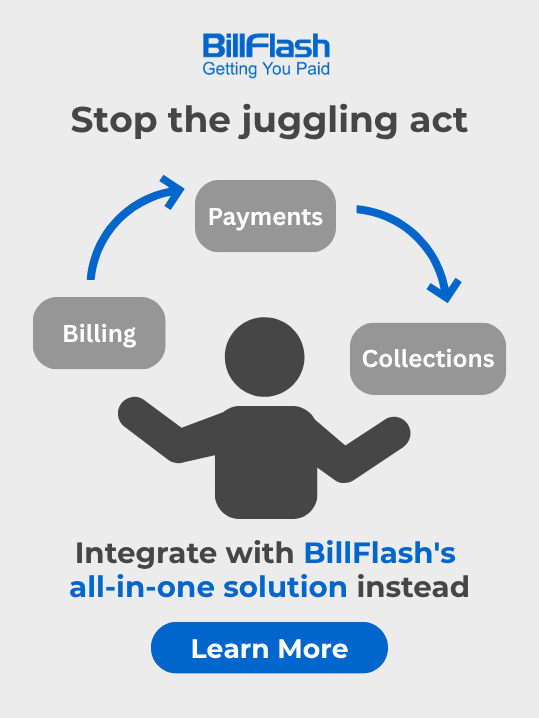 Juggling multiple vendors for billing, payments, and collections?
It’s exhausting, inefficient, and expensive.

With BillFlash, you get an all-in-one solution that streamlines it all.

Stop juggling. Start simplifying. bit.ly/40MeJ6R 

#MedicalBilling #BillFlash