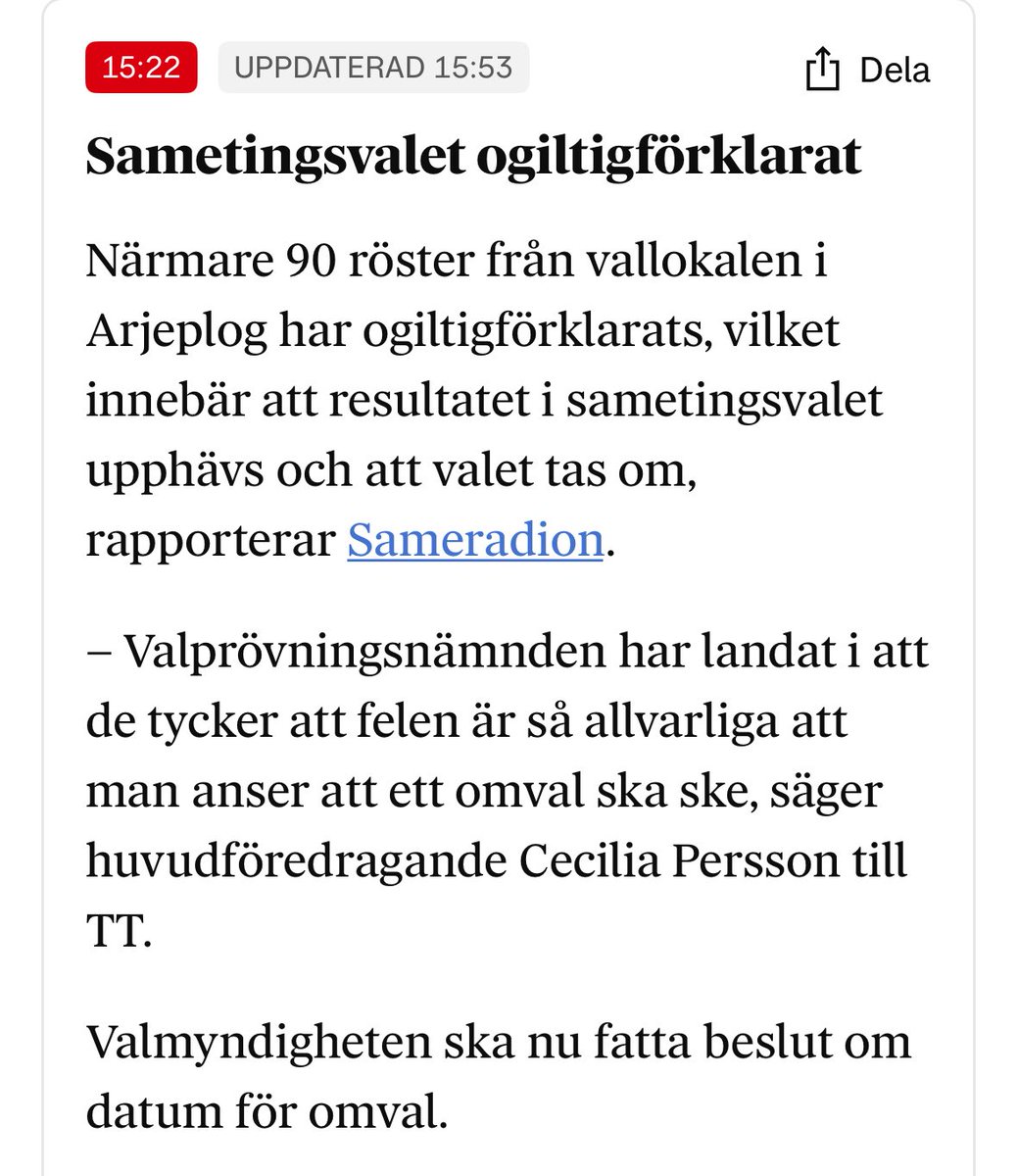 Otroligt.