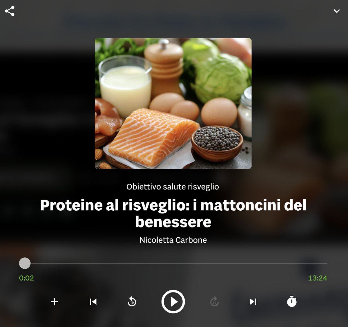 Proteine tra miti e verità: ne parlo su Radio 24 con Nicoletta Carbone. Quali e quante proteine consumare?Qui per ascoltare: radio24.ilsole24ore.com/programmi/obie…

#salute #alimentazione