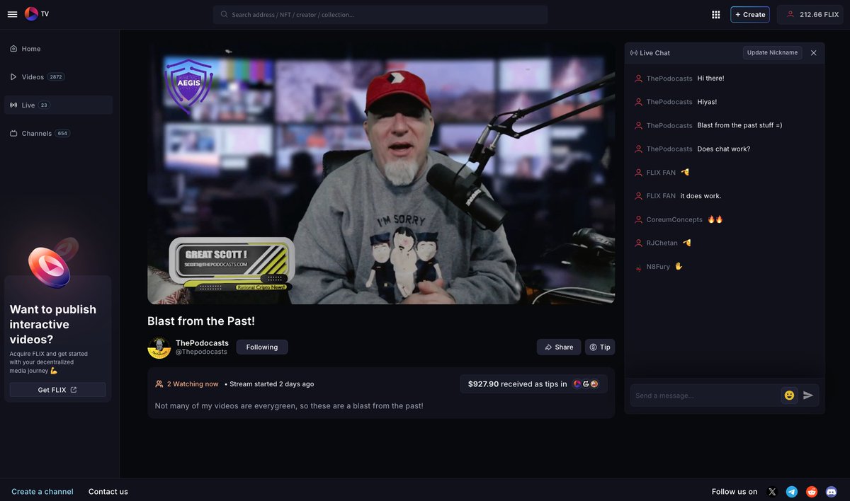 OmniFlix Network ⚛️🎬 (@omniflixnetwork) on Twitter photo Special thanks to our early supporters for testing the OmniFlix Media Node even before day 1 🙌
Node hosts 💪 <a href="/GataHubZone/">GATA HUB</a> <a href="/POSTHUMAN_DVS/">POSTHUMAN ∞ DVS</a> <a href="/Stakely_io/">Stakely</a> <a href="/NodeStake_top/">NodeStake</a> <a href="/EthExploring/">exploring.eth 🦇🔊| silent ⚛</a> <a href="/stakeingermany/">Validatus.com</a> <a href="/husonode/">Huseyin - HusoNode ⚔️ Anomage(Ø,G) .ink</a> <a href="/DakshaValidator/">Daksha Validator</a> <a href="/ChaintoolsT/">ChainTools</a> #StakeAngle
Creators 🎬 <a href="/coreumconcepts/">Chris🎙Coreum Concepts</a> Special thanks to our early supporters for testing the OmniFlix Media Node even before day 1 🙌
Node hosts 💪 <a href="/GataHubZone/">GATA HUB</a> <a href="/POSTHUMAN_DVS/">POSTHUMAN ∞ DVS</a> <a href="/Stakely_io/">Stakely</a> <a href="/NodeStake_top/">NodeStake</a> <a href="/EthExploring/">exploring.eth 🦇🔊| silent ⚛</a> <a href="/stakeingermany/">Validatus.com</a> <a href="/husonode/">Huseyin - HusoNode ⚔️ Anomage(Ø,G) .ink</a> <a href="/DakshaValidator/">Daksha Validator</a> <a href="/ChaintoolsT/">ChainTools</a> #StakeAngle
Creators 🎬 <a href="/coreumconcepts/">Chris🎙Coreum Concepts</a>