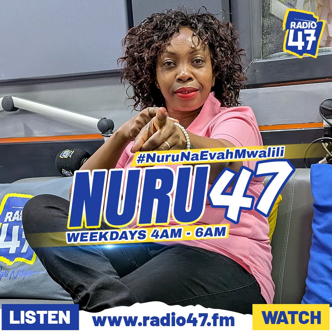 Radio 47 (@radio47_kenya) on Twitter photo Mwanaligi leo ni Declaration Tuesday, kumekucha, Karibu tutamke baraka kwa pamoja. Declare prosperity in your life today.
<a href="/EvahMwalili/">Mama Taifa Evah Mwalili</a>
#HapaNdipo #NuruNaEvahMwalili Mwanaligi leo ni Declaration Tuesday, kumekucha, Karibu tutamke baraka kwa pamoja. Declare prosperity in your life today.
<a href="/EvahMwalili/">Mama Taifa Evah Mwalili</a>
#HapaNdipo #NuruNaEvahMwalili