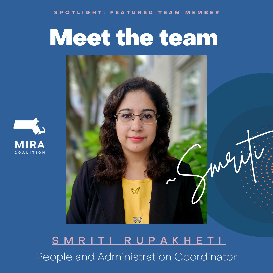 MIRACoalition's tweet image. Meet our new People and Administration Coordinator, Smriti Rupakheti!
Read more about our amazing colleague below
miracoalition.org/people/smriti-…
#miracoalition