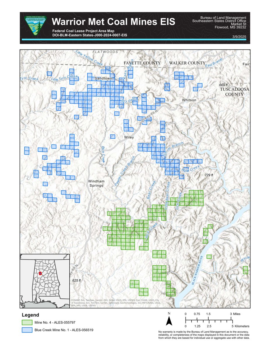 It's the last week to provide comment on the draft proposal to access and recover 14,050 acres of federal metallurgical coal reserves in Tuscaloosa County, AL. Comments will be accepted until July 21.  

Learn more about the proposal and how to comment: ow.ly/FuY850W4QNi