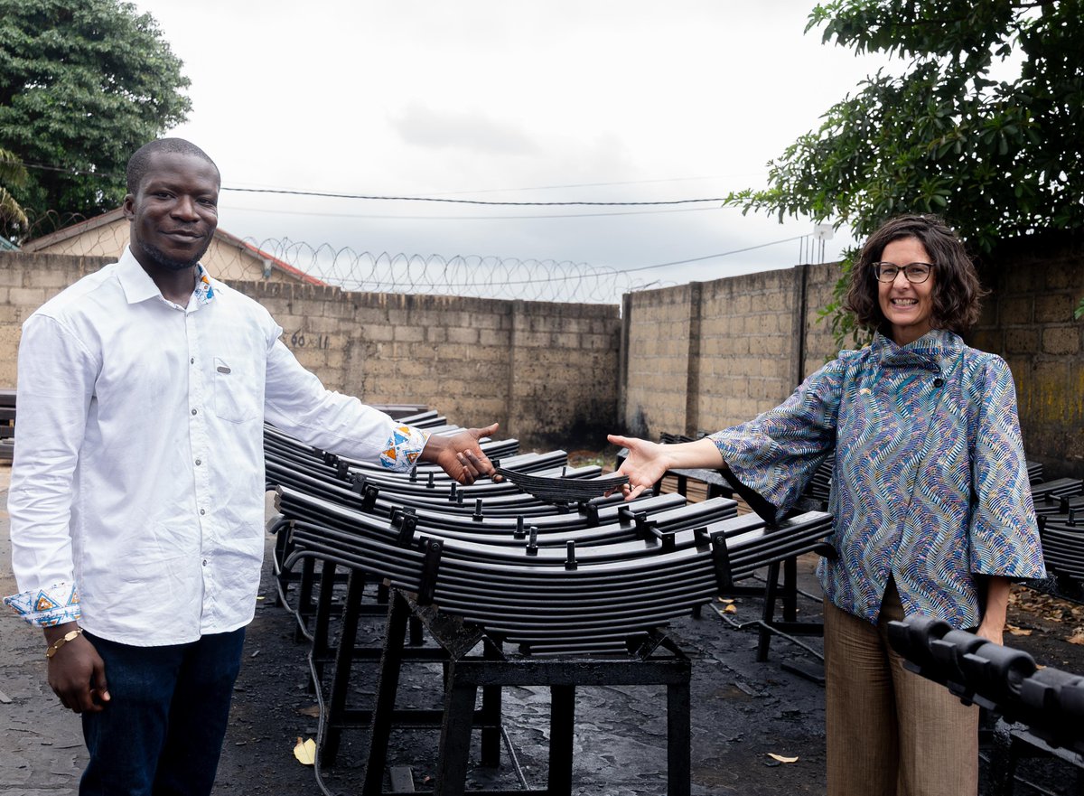 UK in Ghana 🇬🇧🇬🇭 (@ukinghana) on Twitter photo A proud moment for UK-Ghana industrial collaboration!
<a href="/HCThompson001/">Harriet Thompson</a> visited Springs and Bolts in Kumasi where UK-backed investment is powering Ghana’s first fasteners manufacturing plant and a new automotive hub.
With support from the UK-funded Ghana Jobs and Economic (JET) A proud moment for UK-Ghana industrial collaboration!
<a href="/HCThompson001/">Harriet Thompson</a> visited Springs and Bolts in Kumasi where UK-backed investment is powering Ghana’s first fasteners manufacturing plant and a new automotive hub.
With support from the UK-funded Ghana Jobs and Economic (JET)