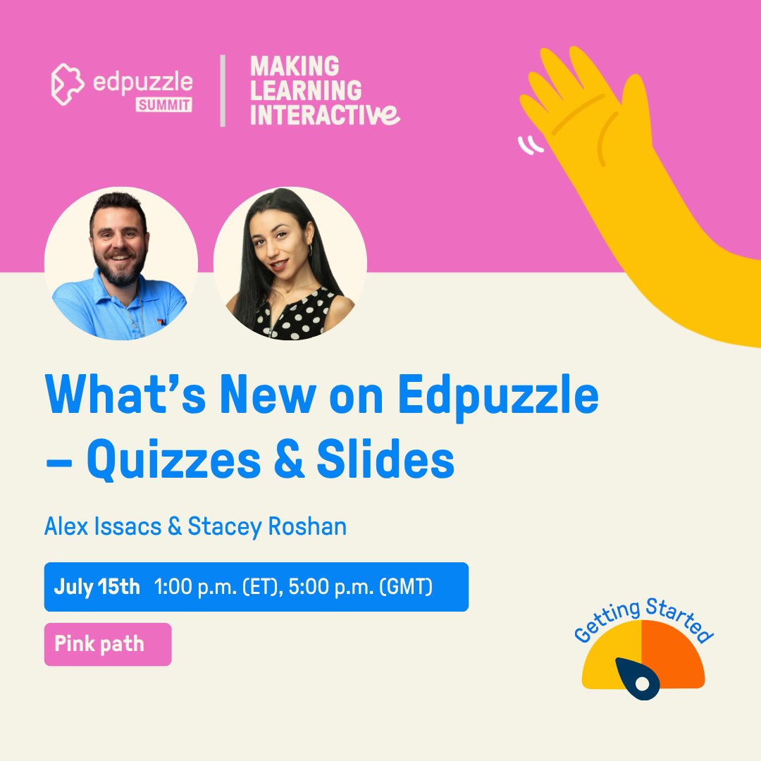mr_isaacs_math's tweet image. π£ Just one day until the #EdpuzzleSummit & I'm thrilled to run it back for the 2nd year with the amazing @buddyxo! π
Join us to learn about what's new in Edpuzzle + walk away w/best practices for using this π€© #edtech tool! #Edpuzzle
Register here π
learn.edpuzzle.com/edpuzzle-summit