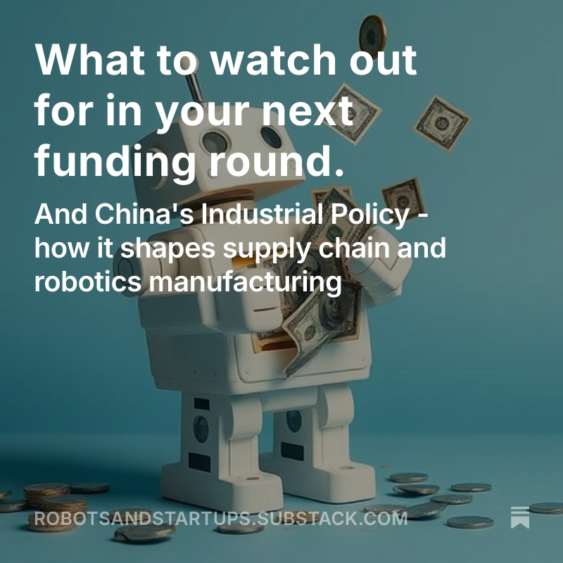 Here are some horror scenarios that founders need to watch out for when fundraising. Sure investors want you to succeed, but they also want their money back, with multiples. 
Plus things we can learn from China's Industrial Policy, and news and events.

ow.ly/Y78o50WoP3u