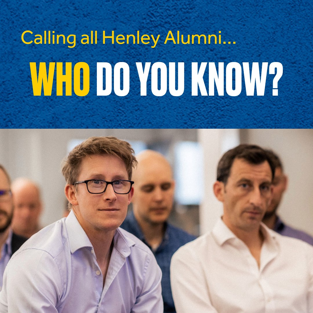 Henley Business School tweet media