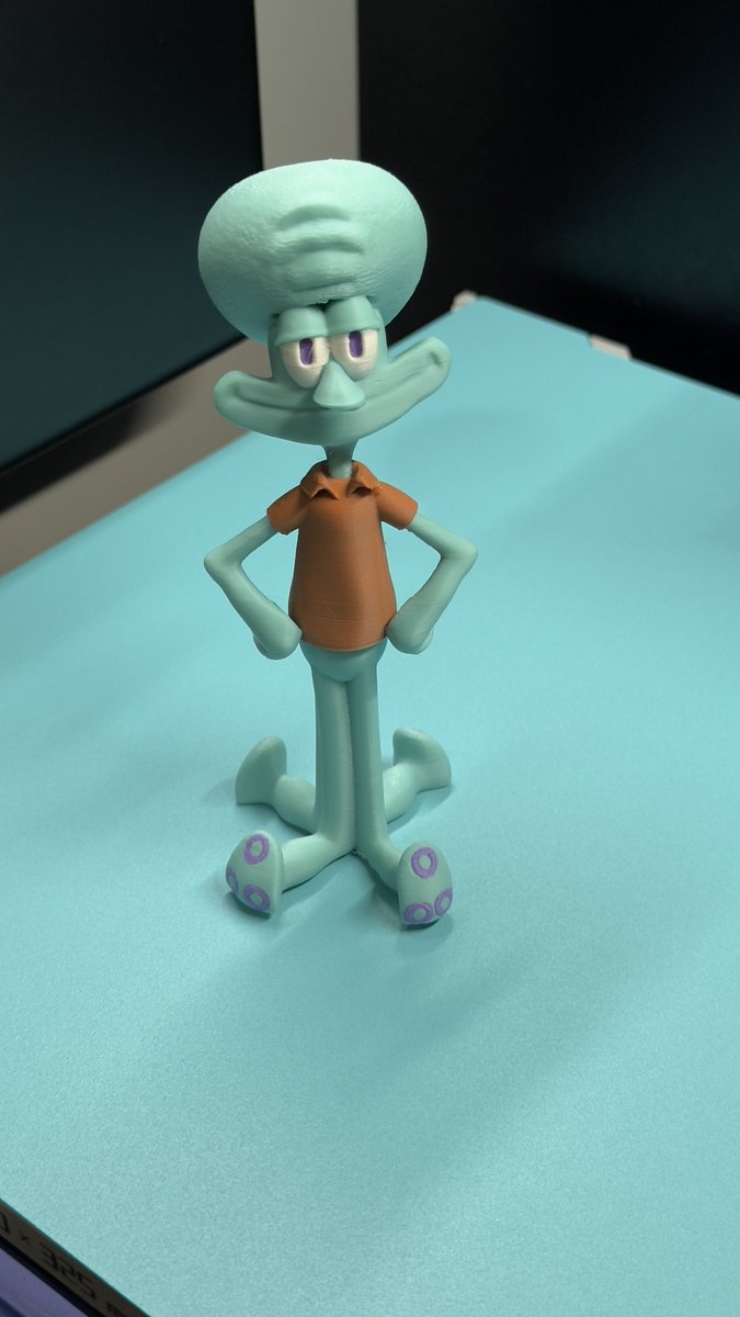 SharkWitLasers's tweet image. My H2D decided Squidward needed a nose job. 😂
#funyfail #bambulab #3DPrinting