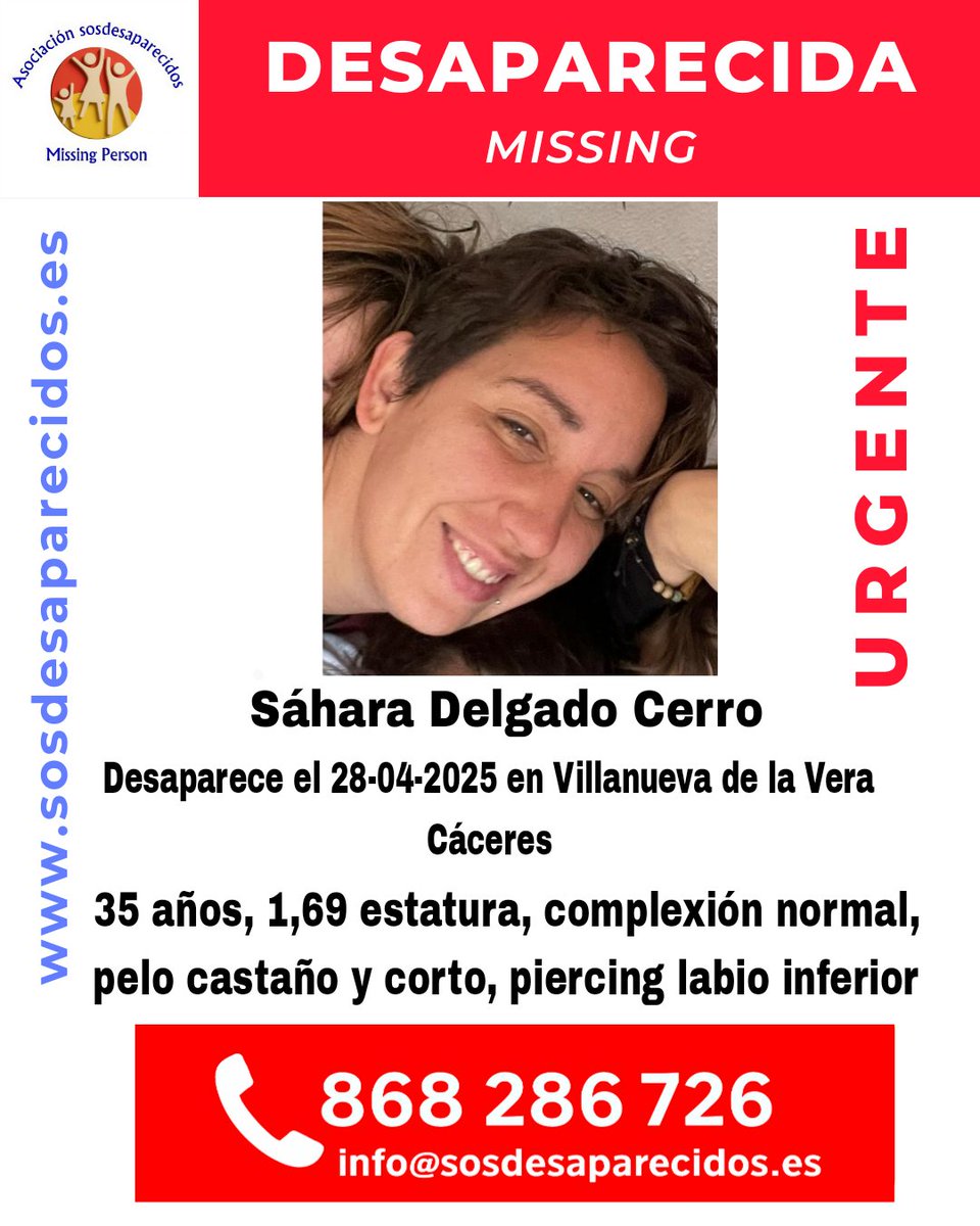 ALERTA DESAPARECIDOS (@sosdesaparecido) on Twitter photo 🆘 DESAPARECIDA
🟠 Persona Vulnerable
#sosdesaparecidos #Desaparecido #Missing #España #Cáceres
Fuente: sosdesaparecidos
Síguenos <a href="/sosdesaparecido/">ALERTA DESAPARECIDOS</a> 🆘 DESAPARECIDA
🟠 Persona Vulnerable
#sosdesaparecidos #Desaparecido #Missing #España #Cáceres
Fuente: sosdesaparecidos
Síguenos <a href="/sosdesaparecido/">ALERTA DESAPARECIDOS</a>