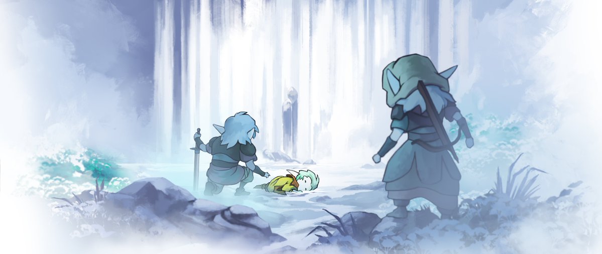 KOBrandLTD's tweet image. For #ScreenshotSaturday we're featuring @PlayGreak! ⚔️
This is a hand-drawn 2D adventure that lets you switch between three siblings — each with their own unique ability. You'll need to master all of them to solve puzzles, navigate the world, and combat the Urlag invasion!…