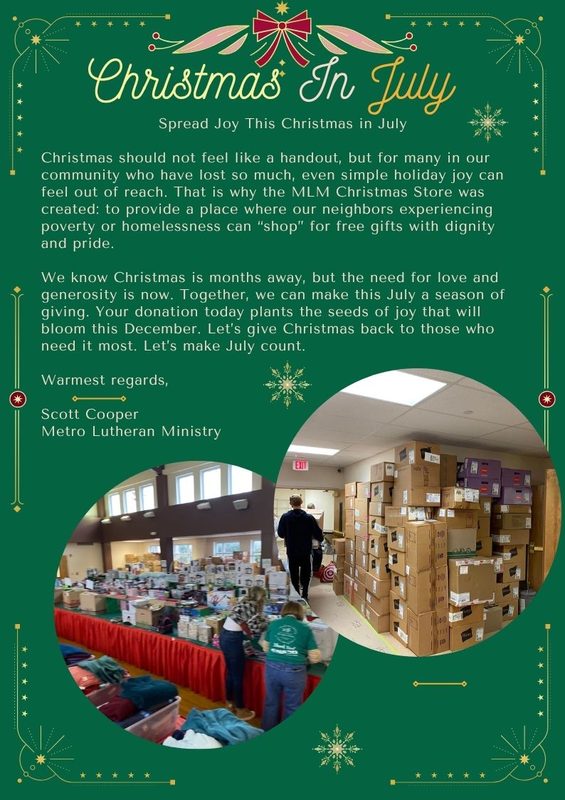 Spread Joy This Christmas in July! Donate today: loom.ly/s4zhR1E to help a family in need experience the joy of the season!