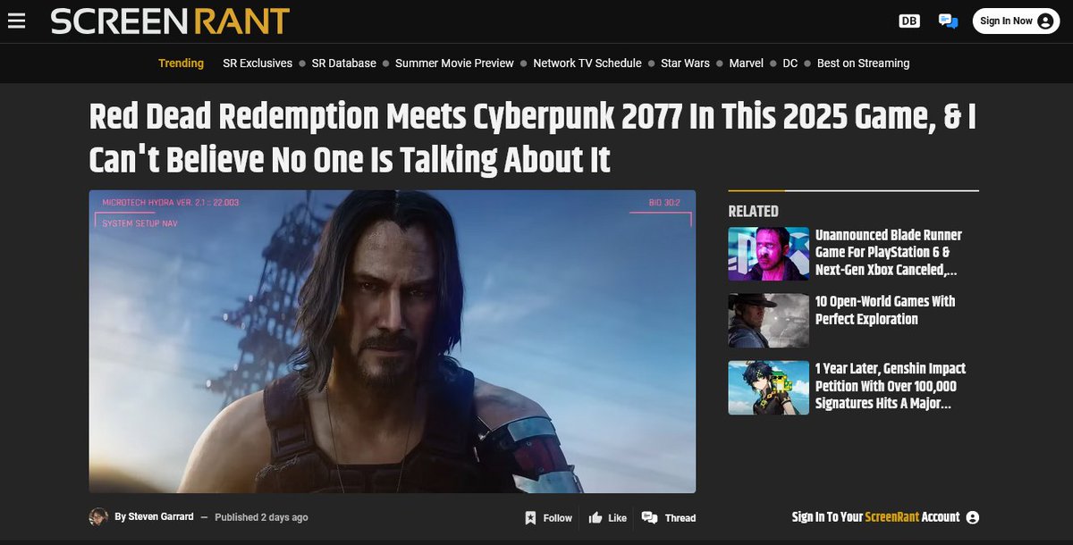 Paradark Studio (@paradarkstudio) on Twitter photo We’re incredibly grateful to <a href="/screenrant/">Screen Rant</a> for the feature on ExeKiller this weekend! 🧡
It means a lot to see our project recognized. We’re hard at work to make it something truly special. Stay tuned - there’s much more ahead! 🤠
Link in the thread below ⬇️ We’re incredibly grateful to <a href="/screenrant/">Screen Rant</a> for the feature on ExeKiller this weekend! 🧡
It means a lot to see our project recognized. We’re hard at work to make it something truly special. Stay tuned - there’s much more ahead! 🤠
Link in the thread below ⬇️