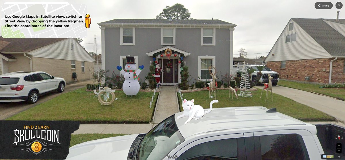 SkullcoinBTC's tweet photo. 🐻‍❄️ Leo Frost: #Find2Earn! Prize: 50000 $LEO ~$20
 
🗺️ Find the location in the photo ➢ Share the coordinates.

📍 Start here https://t.co/0JZmXlzSAk
29.895471, -90.029672

🔄 Repost +  ❤️ Like to join the hunt!

📺 Share https://t.co/QdDFXjbm4K

🏆 First to submit the correct coordinates will win.

Stacks (STX) Skullcoin (Skull) @LeoCoinSTX
