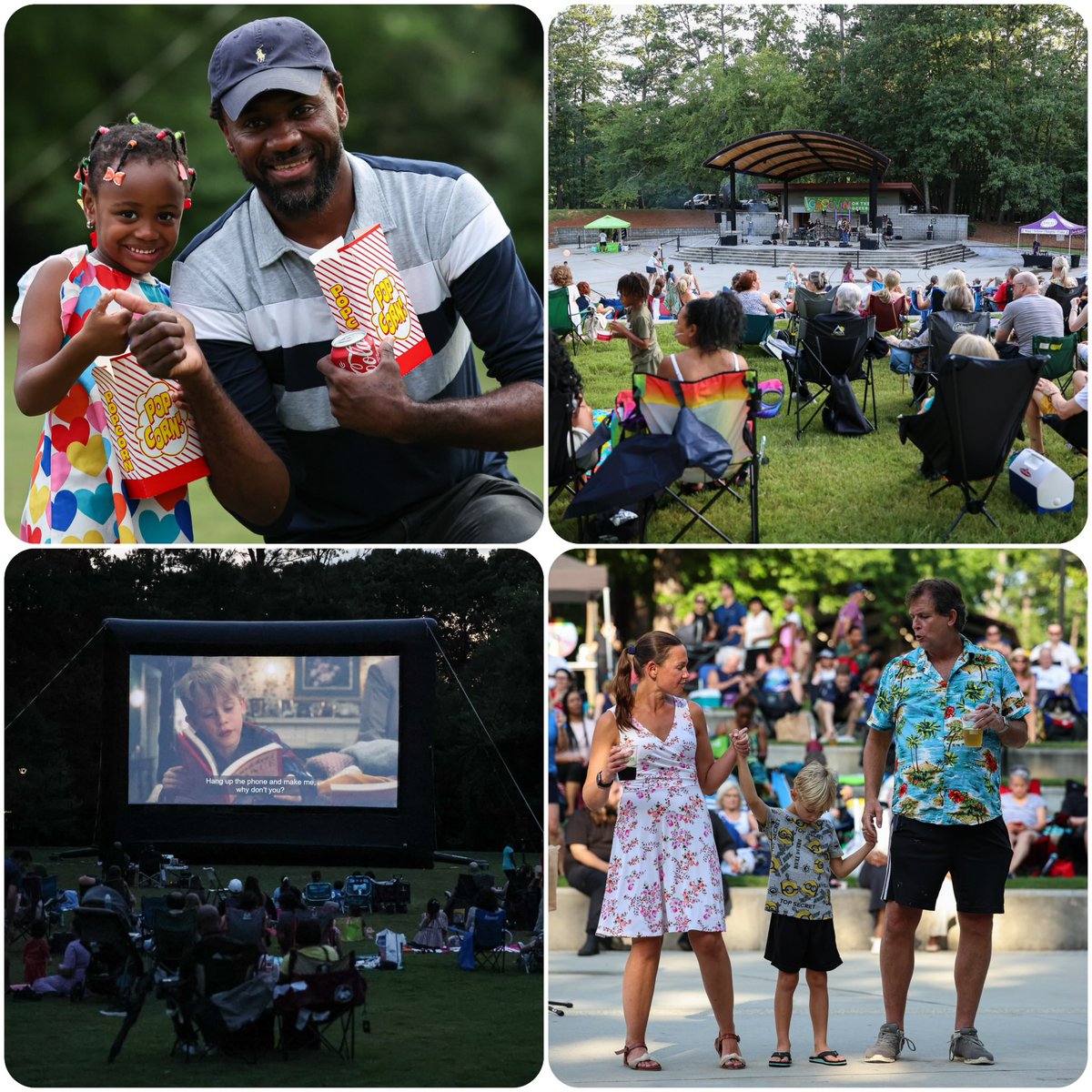 What a weekend! Thanks to all who joined us for Pics in the Park – Home Alone on Friday and Groovin’ on the Green on Saturday. Our Parks &amp; Rec team knows how to bring the fun.