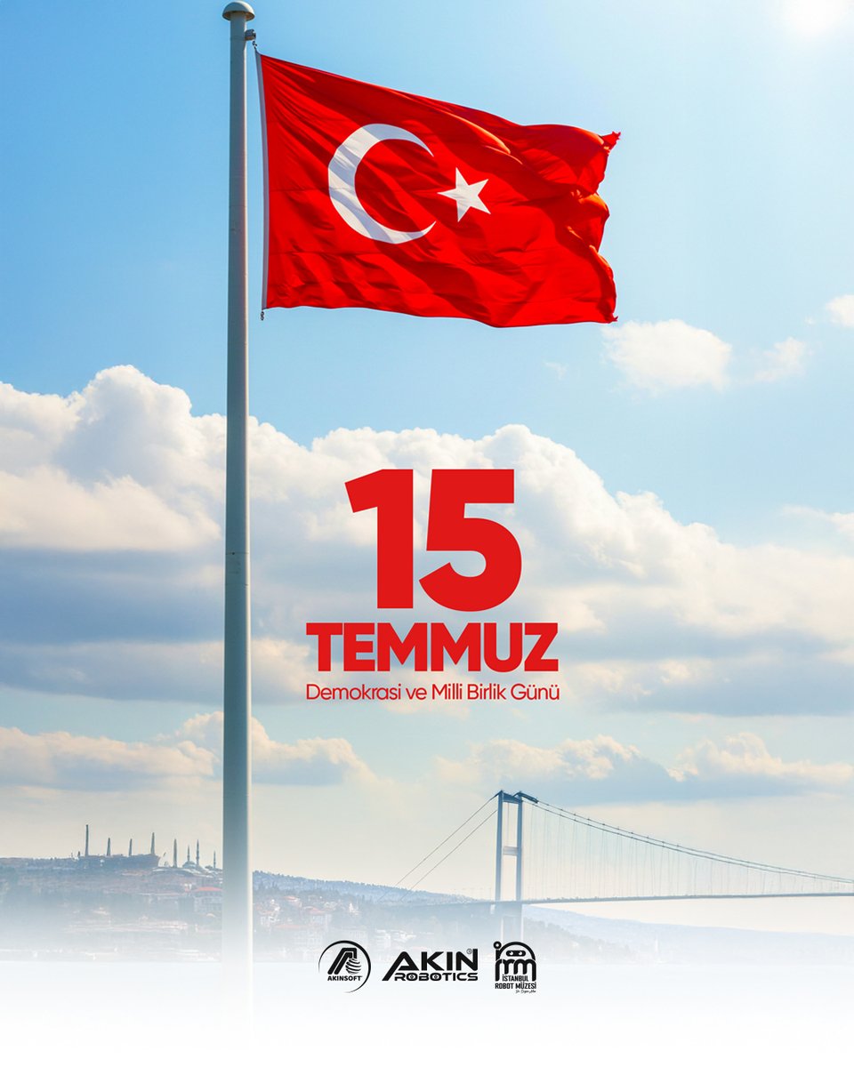 15 Temmuz Demokrasi ve Milli Birlik Günü'nde, Şehit ve Gazilerimizi saygıyla anıyoruz.