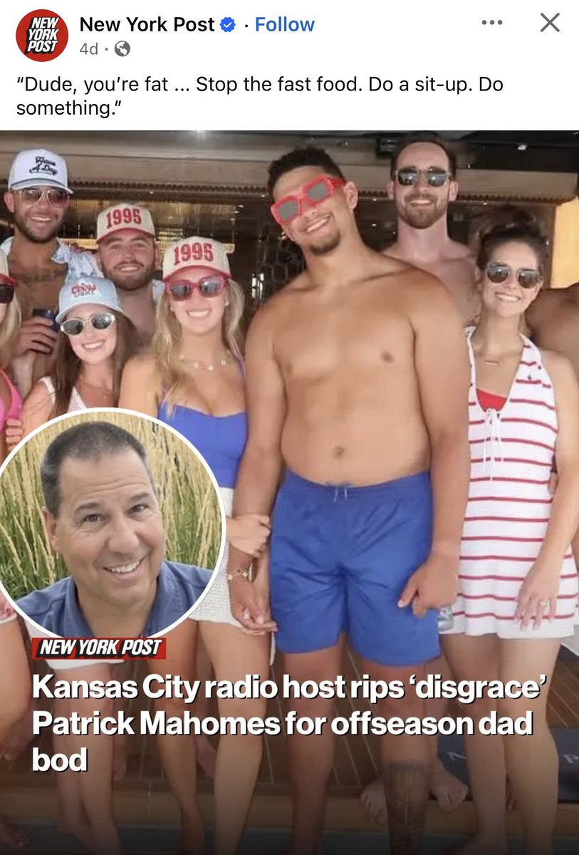 Marc Lobliner - IFBB Pro (@marclobliner) on Twitter photo A reporter just slammed Patrick Mahomes for having a “dad bod”… and that’s the problem.
Reporters are usually viewers, not doers. They watch from the sidelines and critique greatness without understanding what it takes to be great. Mahomes isn’t trying to win a physique A reporter just slammed Patrick Mahomes for having a “dad bod”… and that’s the problem.
Reporters are usually viewers, not doers. They watch from the sidelines and critique greatness without understanding what it takes to be great. Mahomes isn’t trying to win a physique