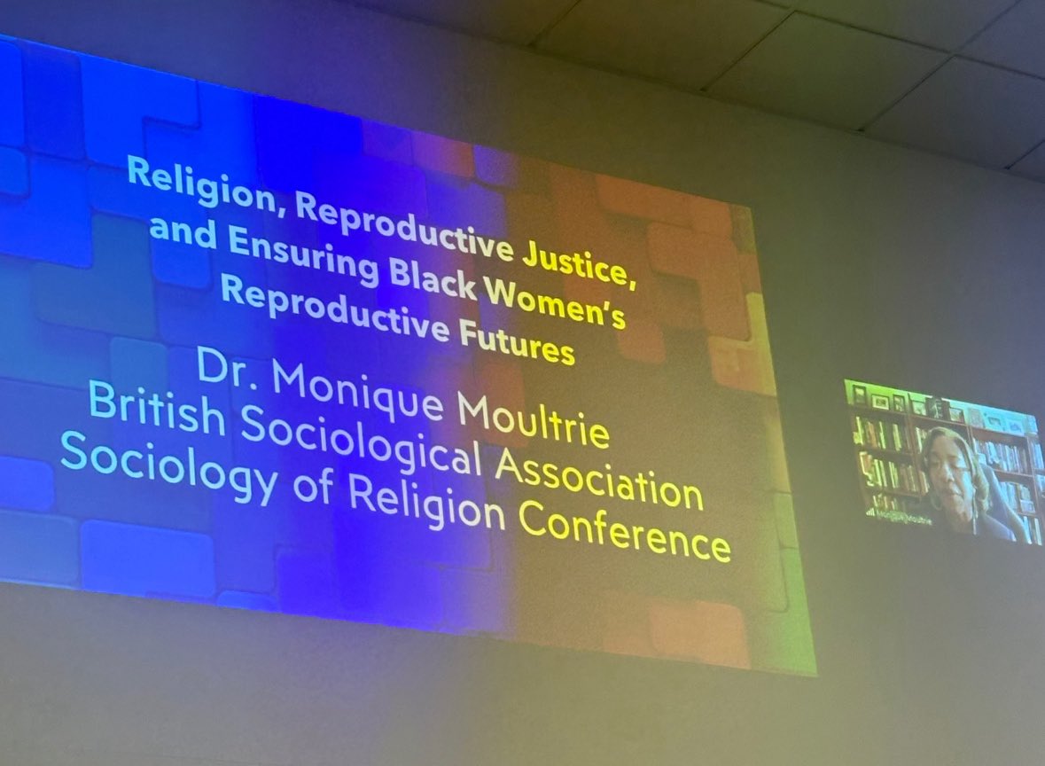Renasha Khan (@renashakhan) on Twitter photo Brilliant plenary by Dr Monique Moultrie <a href="/GeorgiaStateU/">Georgia State University</a> on Religion, Reproductive Justice, and Ensuring Black Women’s Reproductive Futures at #SocRel2025. A powerful, urgent call to centre Black women’s voices in faith, ethics & reproductive justice. Brilliant plenary by Dr Monique Moultrie <a href="/GeorgiaStateU/">Georgia State University</a> on Religion, Reproductive Justice, and Ensuring Black Women’s Reproductive Futures at #SocRel2025. A powerful, urgent call to centre Black women’s voices in faith, ethics & reproductive justice.