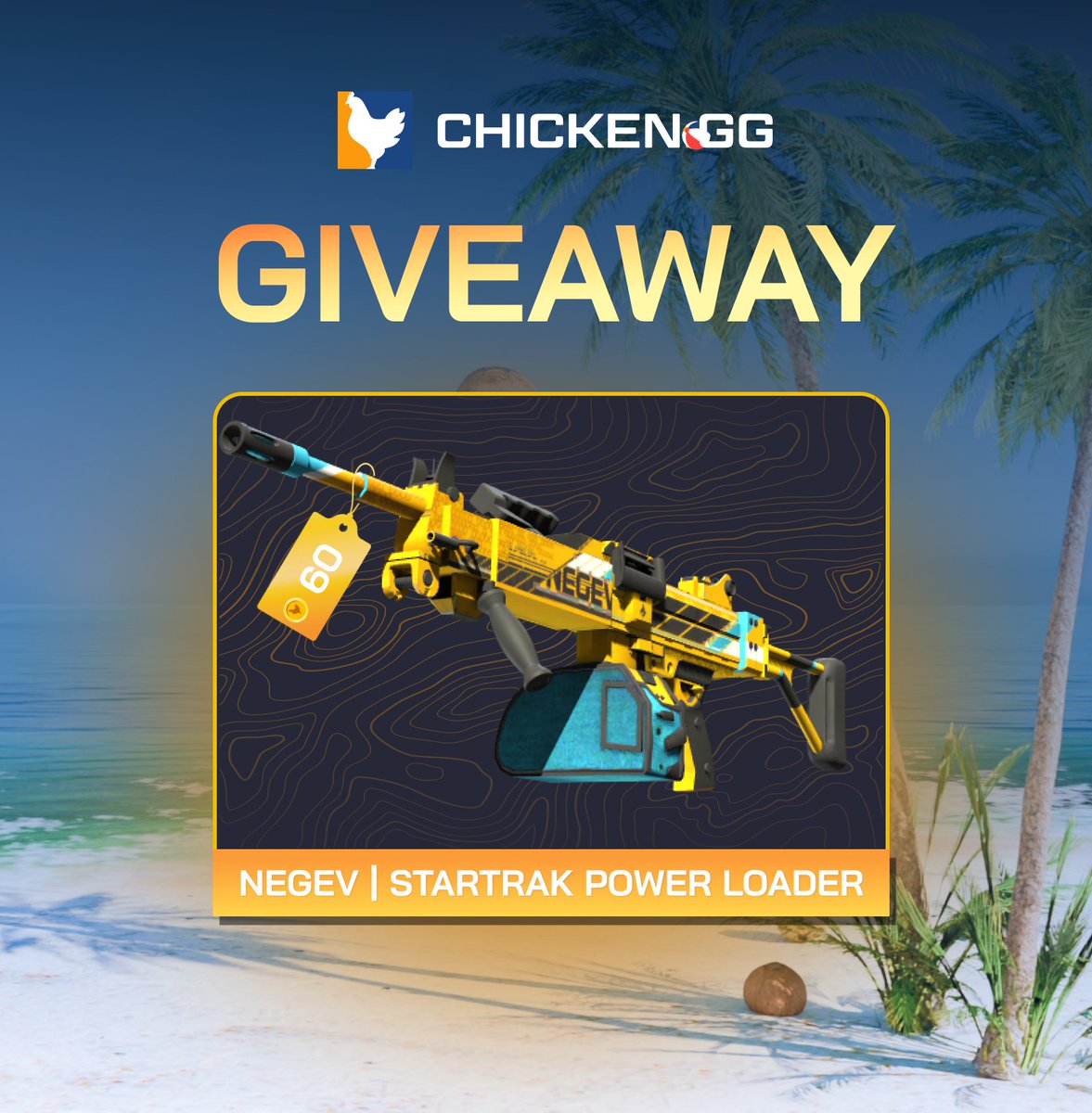 MetalMonkeyCodes (@monkeeycs) on Twitter photo 🚨$30 Giveaway Sponsored by Chicken.GG 🚨
Chicken also has an event where they raffle out 20k coins every week, this summer 1 million coins in total
👉 Check it out: chicken.gg/holiday/overvi…
To enter:
✅ Follow me and <a href="/chickendotgg/">Chicken.GG</a>
✅ Retweet + Like
✅ Tag 3 friends 🚨$30 Giveaway Sponsored by Chicken.GG 🚨
Chicken also has an event where they raffle out 20k coins every week, this summer 1 million coins in total
👉 Check it out: chicken.gg/holiday/overvi…
To enter:
✅ Follow me and <a href="/chickendotgg/">Chicken.GG</a>
✅ Retweet + Like
✅ Tag 3 friends