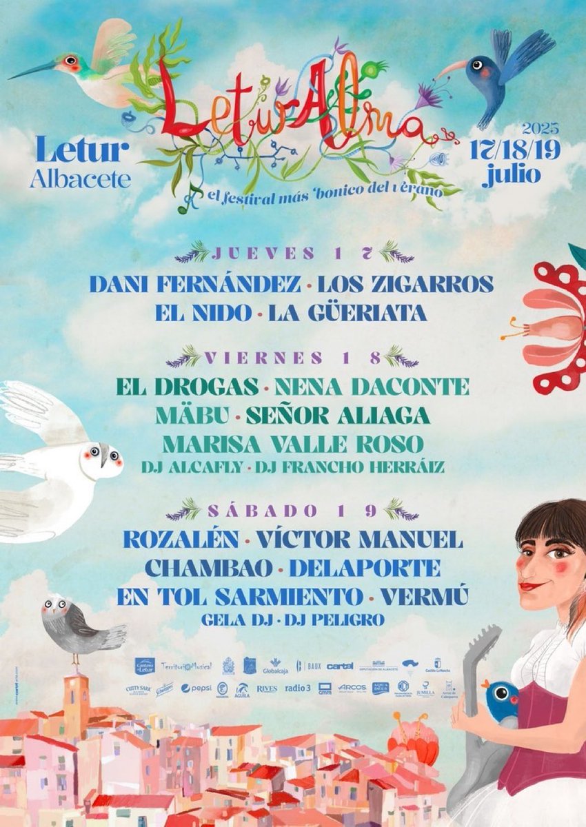 ¡Hola! Nos sobra un abono para el <a href="/leturalma/">Leturalma</a> y no nos gustaría que se perdiese, que alguien lo disfrute ❤️ disponible en <a href="/TicketSwap/">TicketSwap</a> 

💶 50€

ticketswap.com/listing/festiv…

Rt para ayudar a difundir, gracias