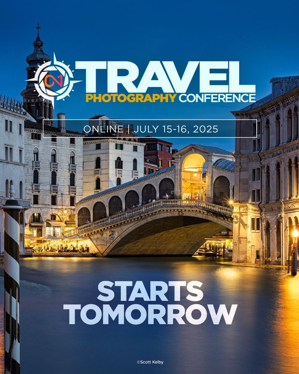 📸 It all starts tomorrow! ✈️ 
The ON1 Travel Photography Conference kicks off with two full days of in-depth online sessions to help you shoot smarter and edit faster—plus a few special extras TODAY you won’t want to miss. 💫 Let’s take your travel photography to the next level.