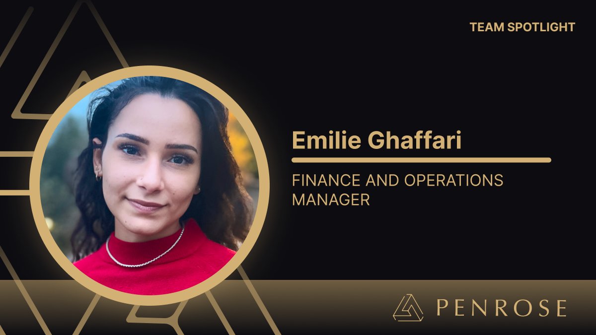 PartnersPenrose's tweet image. We're delighted to welcome Emilie Ghaffari as our new Finance and Operations Manager.
Emilie has a background in economics and public policy, bringing five years of experience as a managerial consultant at Deloitte.
Welcome to the team, Emilie!