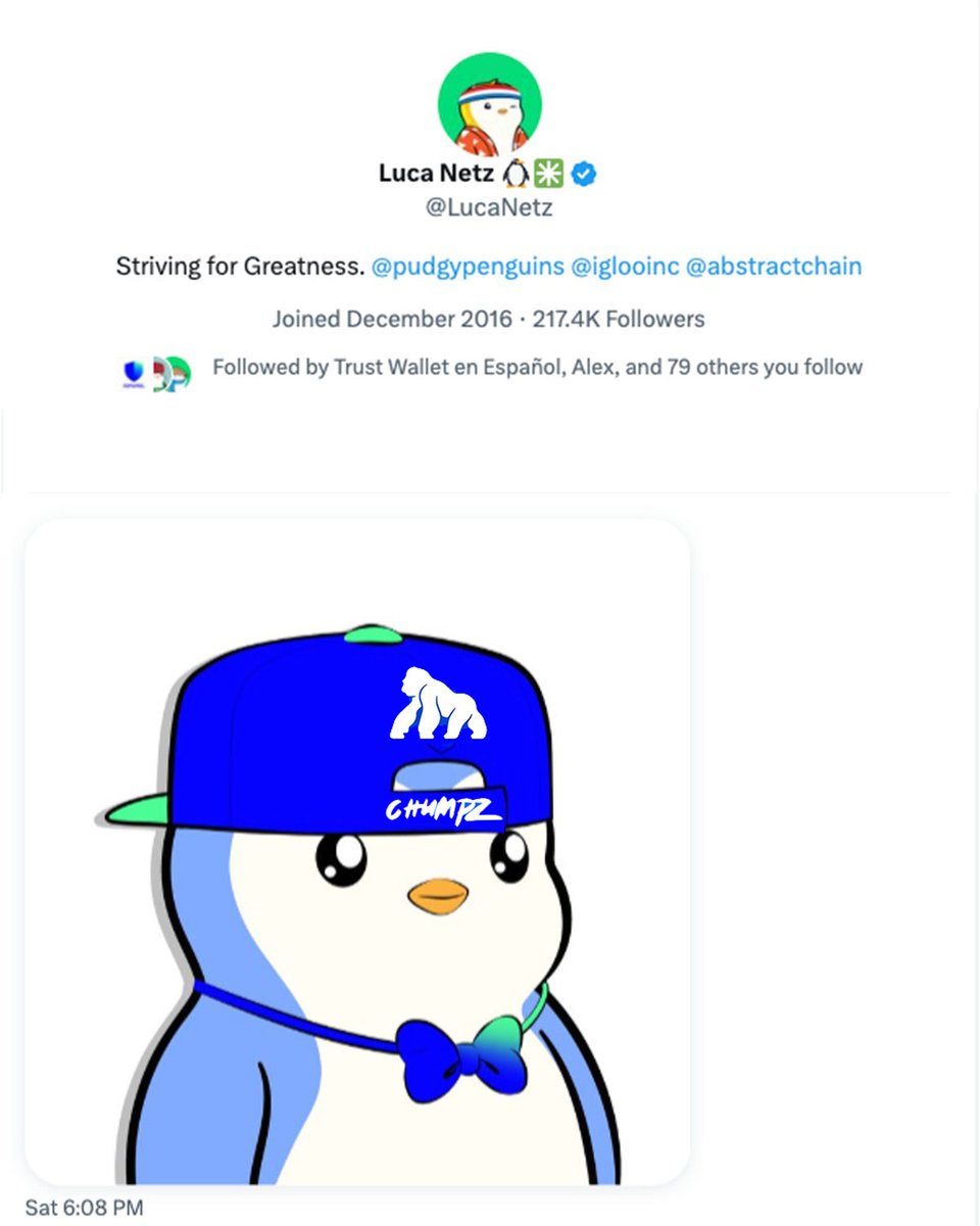This can't be real.. So do I change my pfp too? <a href="/LucaNetz/">Luca Netz 🐧✳️</a>