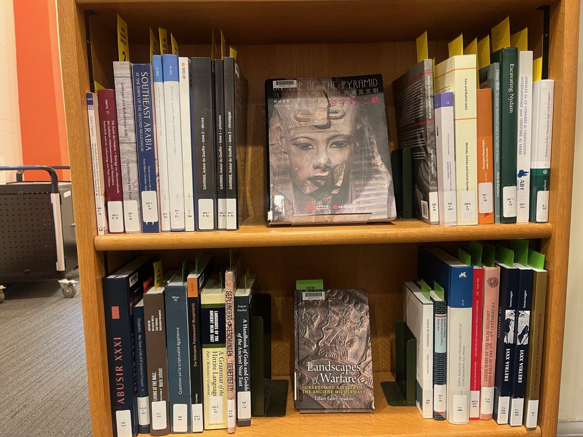 BodArtLib's tweet image. Highlights of this week's new book display include Yōkai, New York City, and the Urartian Empire!