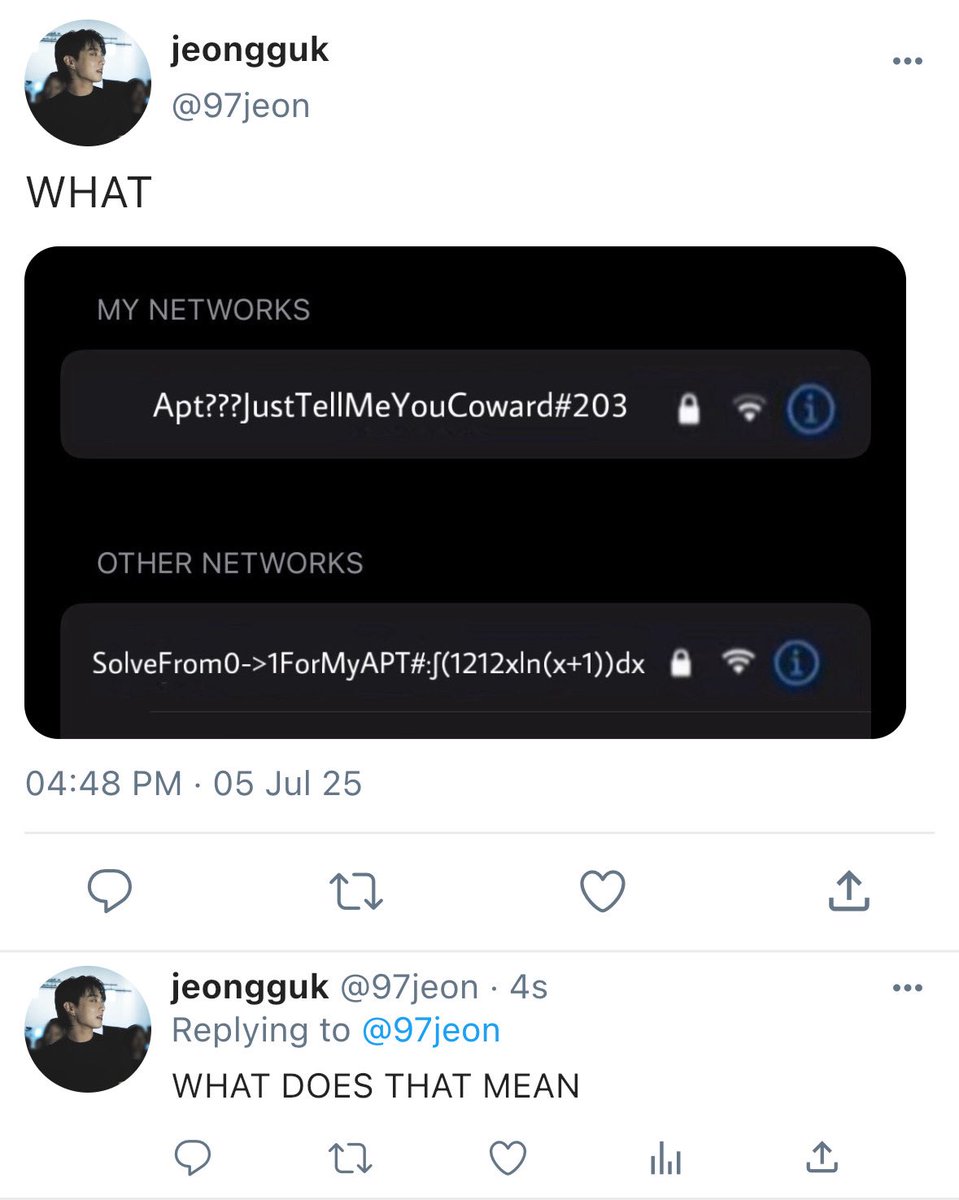 JEONBYULS's tweet photo. #taekookau 

in which taehyung is an overworked student who just wants peace and quiet.

enter his annoying new neighbour, jeongguk, who’s somehow always throwing a party next door.

fed up but afraid of confrontation, taehyung finds an alternate way of telling jeongguk to stfu. https://t.co/ngIoDTvLte
