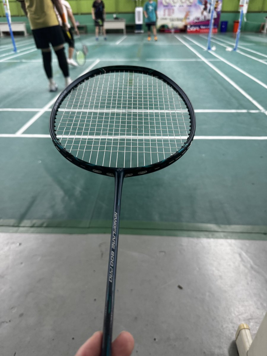 ACが無いバドミントン球場💦💦