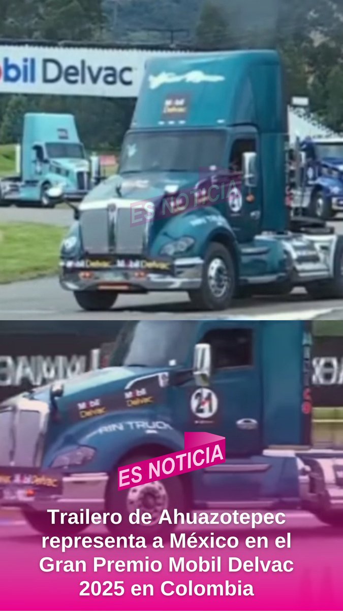 Conecta_Informa's tweet photo. #EsNoticia| 🚛🇲🇽 ¡Desde #Ahuazotepec hasta #Colombia!
El trailero poblano Luis Alvarado debutó en la 37ª edición del Gran Premio Mobil Delvac 2025 en Tocancipá, representando a México con el número 21 en una de las competencias de tractomulas más importantes del continente. https://t.co/mGVUwrX3Ik