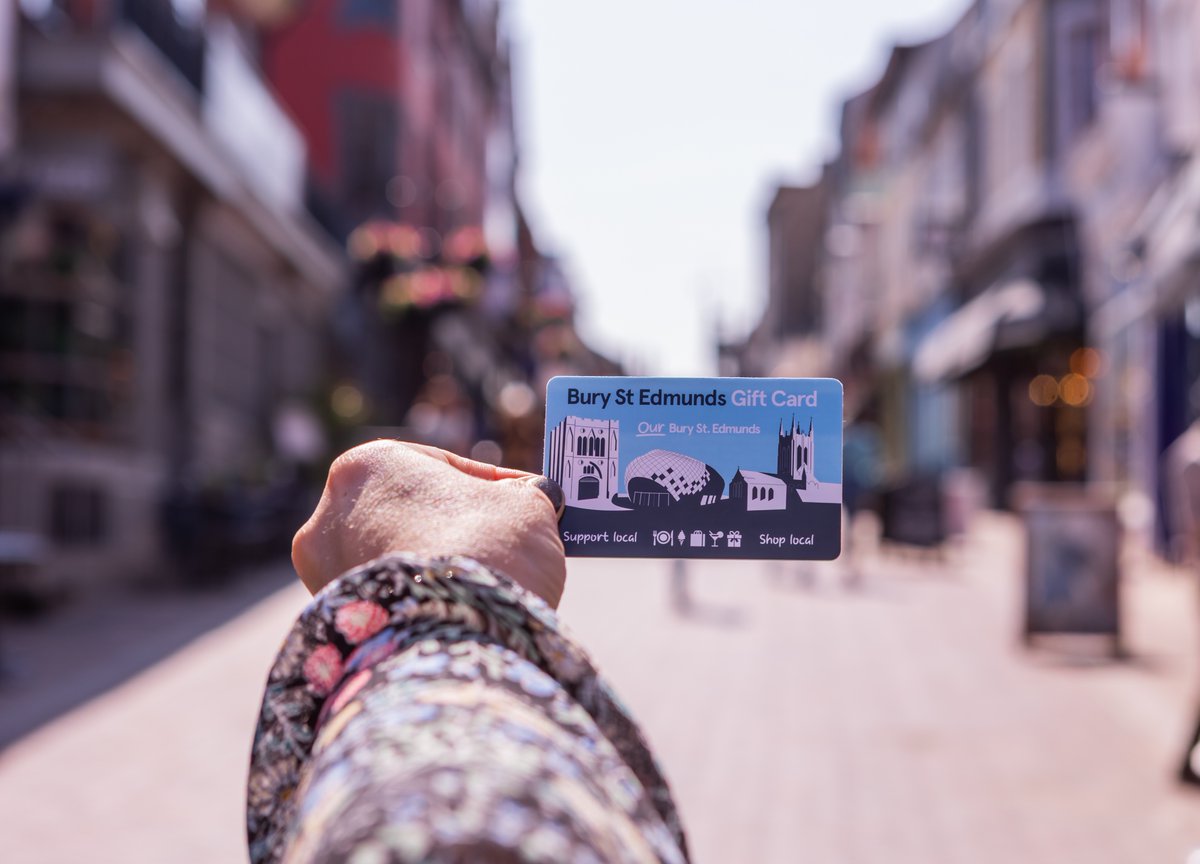 ourburysteds's tweet image. With the summer holidays just around the corner, now’s the perfect time to say thank you to a teacher with the Bury St Edmunds Gift Card!🎁Easy to buy, lovely to receive, and accepted at 75+ local shops, cafés and more. Discover more and where to buy here: bit.ly/4ikK7Rd