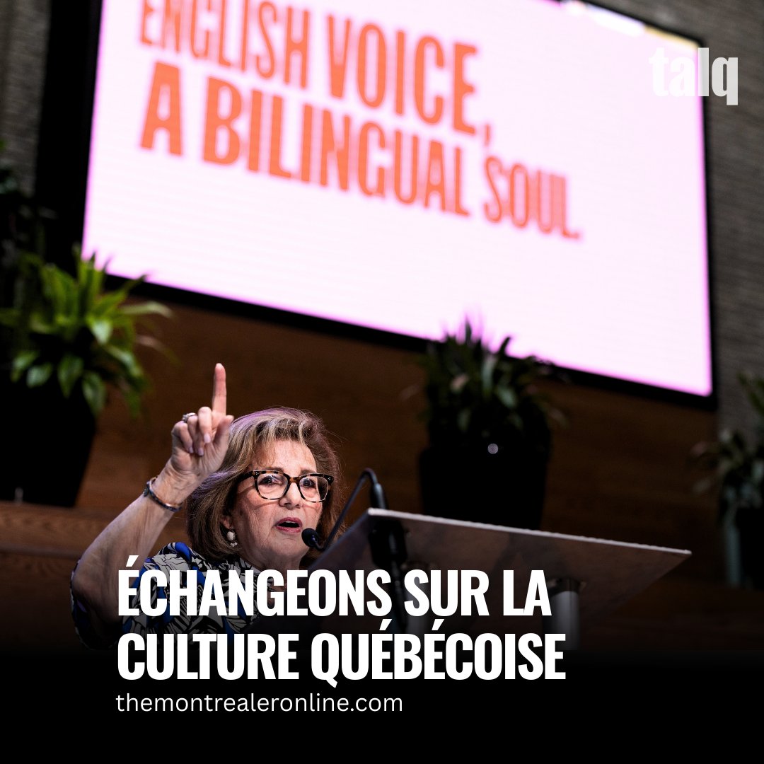 talq_quebec's tweet image. Eva Ludvig, présidente de TALQ, invite tous les Québécois à s'engager dans la conversation
* Informez-vous 👉🏼 ow.ly/cmVq50WoyMn
#TALQ_Quebec #LanguageRights #DroitsLinguistiques #Québec