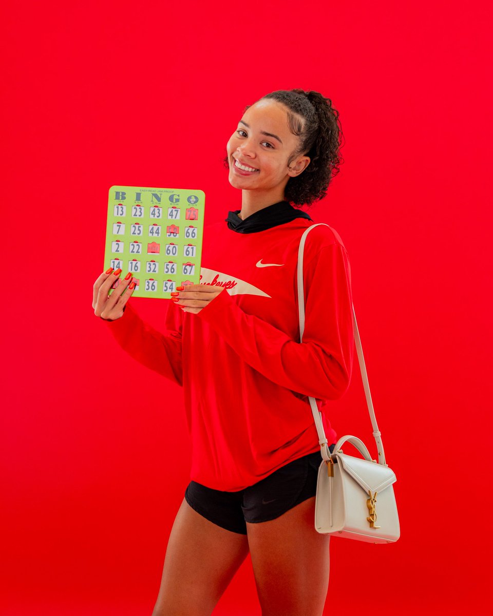 OhioStateWBB's tweet image. Less than 6 weeks away from the second annual Buckeye Bag Bing-OH ‼️
Come out to Covelli on August 24th to support our programs on and off the court 🌰🔴
🎟️ go.osu.edu/buckeyebingo25
@ohiostatewvb | #GoBucks