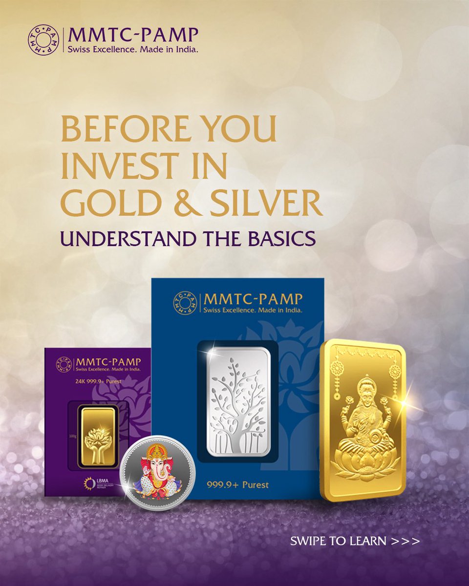 MMTCPAMP's tweet image. 99.99%+ purity isn&apos;t a claim, it’s our standard. Verified by assay, trusted by investors.

#MMTCPAMP #PurestGold #PurestSilver #Craftsmanship #ForThoseWhoKnowThePurest​ #Assay