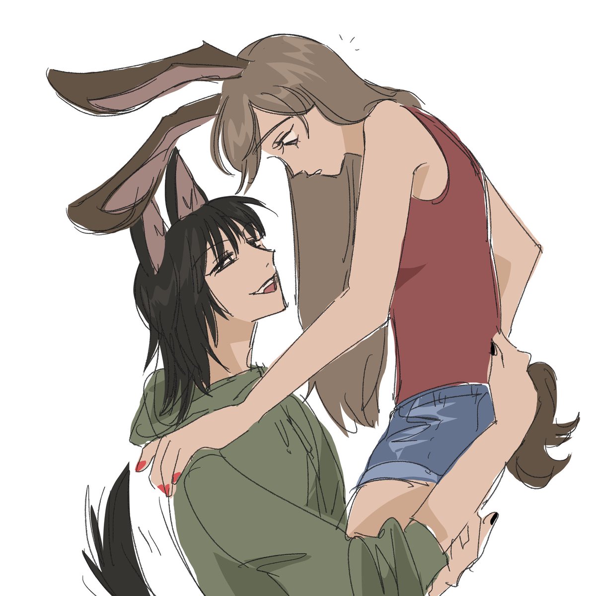 Bunny and wolf Yuri