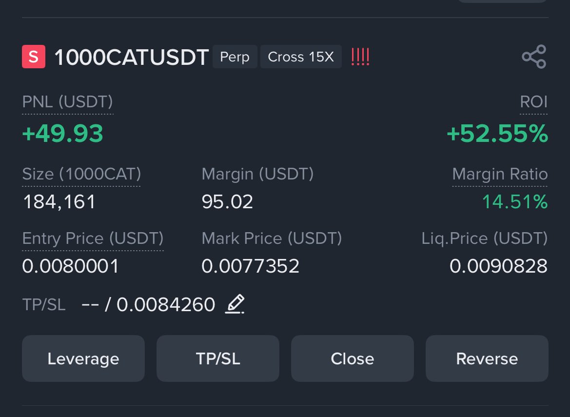 $1000CAT profits secured 😻
Called it and printed in under 1 hour ‼️

Get in to catch the next one!

👉🏻 t.me/NastiaaVox

Like + RT &amp; drop your TRC20
One winner will be picked soon! 💸