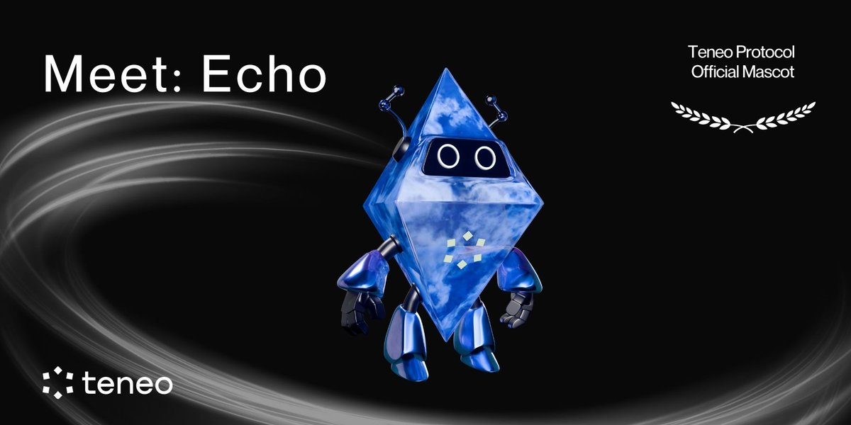 Meet Echo.

Born from 700+ community creations.
Shaped by you.
Carrying the pulse of the network.

Echo isn’t just our mascot.
It’s the spirit of a new era.

Give it a warm welcome 💙