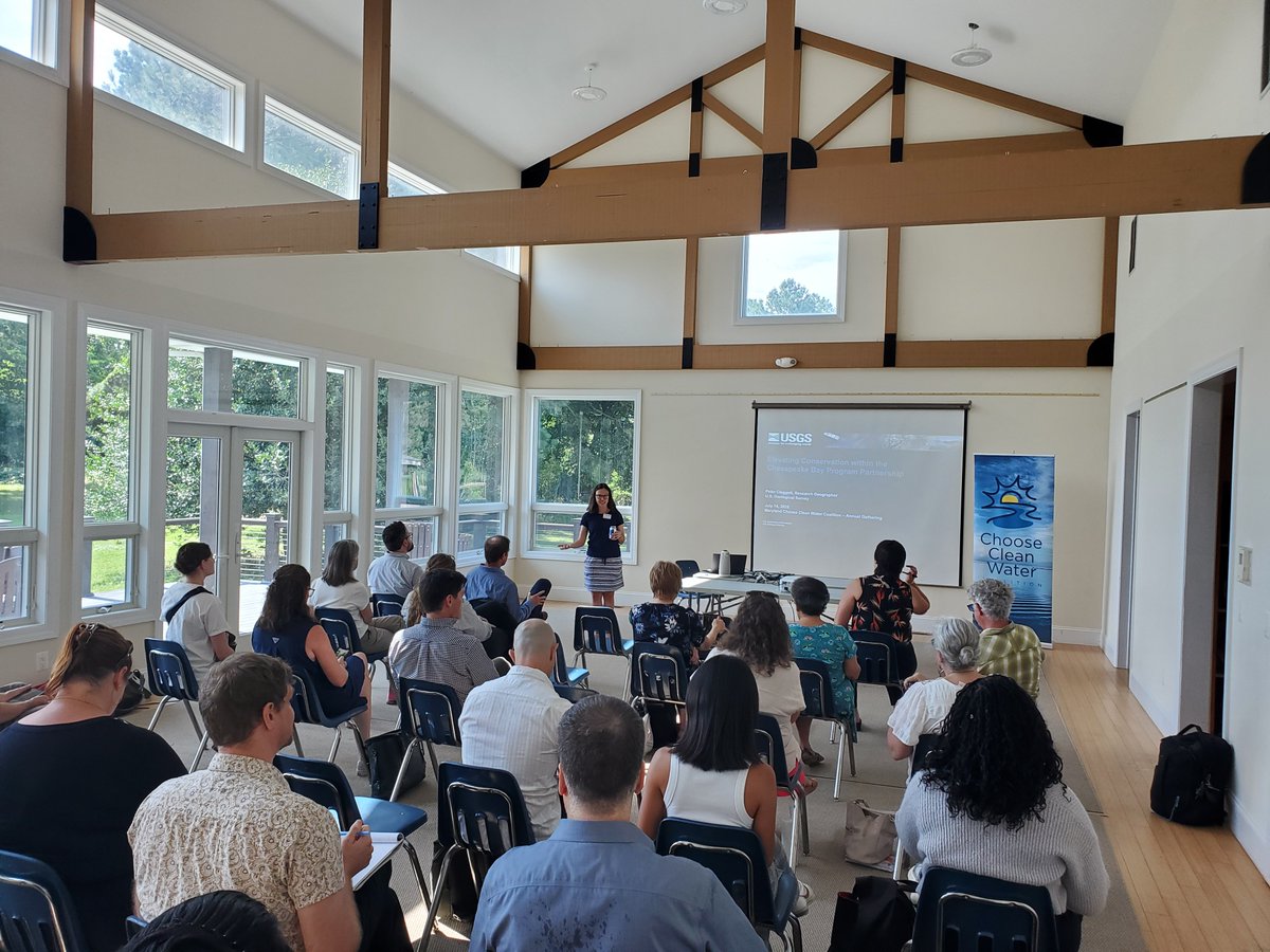 Excited to get started with our Maryland member meeting at Chesapeake Bay Environmental Center!