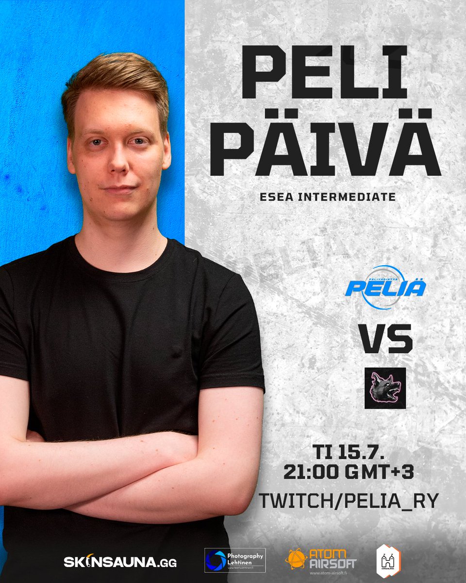 🔵KAUDEN AVAUSOTTELU🔵

Uusi joukkue, uusi ulkoasu ja uudet ottelut! PELIÄ CS-joukkue aloittaa matkansa ESEA-liigasarjan parissa. Tervetuloa seuraamaan ja viihtymään!

🏆ESEA Intermediate
🕘21:00
📺twitch/pelia_ry
🎙 <a href="/lehtinent_/">Fuliq</a> 
📞Haastattelussa <a href="/Aralekki/">Aleksi</a> 

#esportsfi #PELIÄ