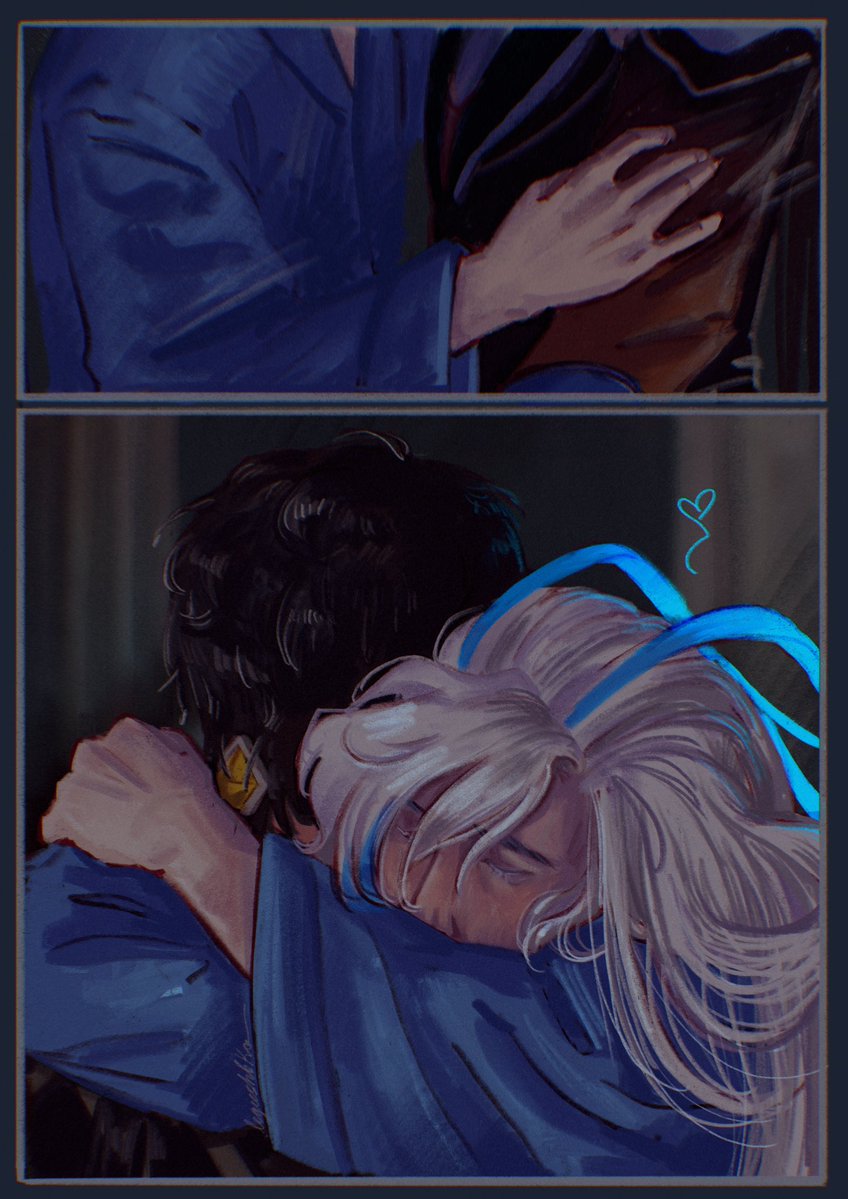 legushbka's tweet image. гифтик для замечательной @I_shit_Christ 😭🤲

#neuvillette #zhongli #neuvili
