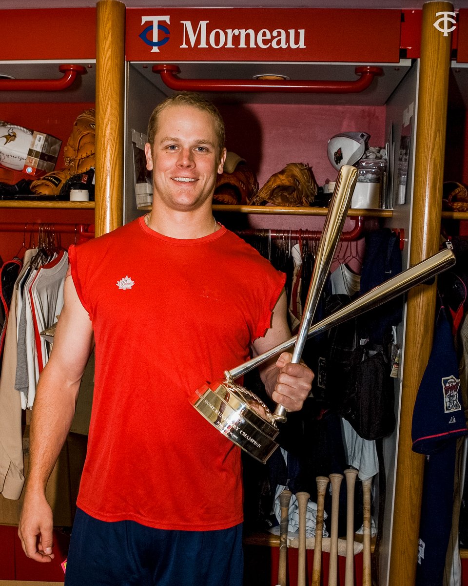 Twins's tweet image. 17 years ago today, Justin Morneau won the Home Run Derby!