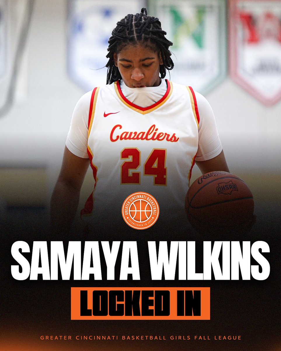 Greater Cincinnati Basketball (@gcbgirlsleague) on Twitter photo 𝐋𝐎𝐂𝐊𝐄𝐃 𝐈𝐍 🔒
2027 Samaya Wilkins (<a href="/samayaa_wilks/">Samaya Wilkins</a>) is back for another year in the GCB Girls Fall League! The 6’3 center has several DI offers and averaged 13.3 PPG and 9.7 RPG for Purcell Marian last year.
Secure your spot at gcbgirlsleague.com
#GCBGirlsLeague 𝐋𝐎𝐂𝐊𝐄𝐃 𝐈𝐍 🔒
2027 Samaya Wilkins (<a href="/samayaa_wilks/">Samaya Wilkins</a>) is back for another year in the GCB Girls Fall League! The 6’3 center has several DI offers and averaged 13.3 PPG and 9.7 RPG for Purcell Marian last year.
Secure your spot at gcbgirlsleague.com
#GCBGirlsLeague