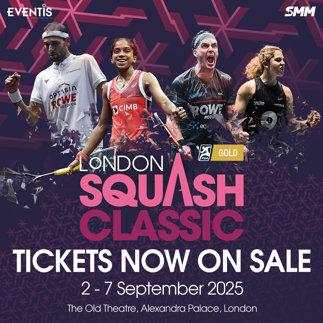 London Squash Classic (@londonsqclassic) on Twitter photo The countdown is on ⏳
Tickets are selling fast for the London Classic <a href="/Yourallypally/">Alexandra Palace</a>, with quarter finals and semi finals close to selling out! 🔥
🎟️👉 tinyurl.com/mdu3pja4 The countdown is on ⏳
Tickets are selling fast for the London Classic <a href="/Yourallypally/">Alexandra Palace</a>, with quarter finals and semi finals close to selling out! 🔥
🎟️👉 tinyurl.com/mdu3pja4