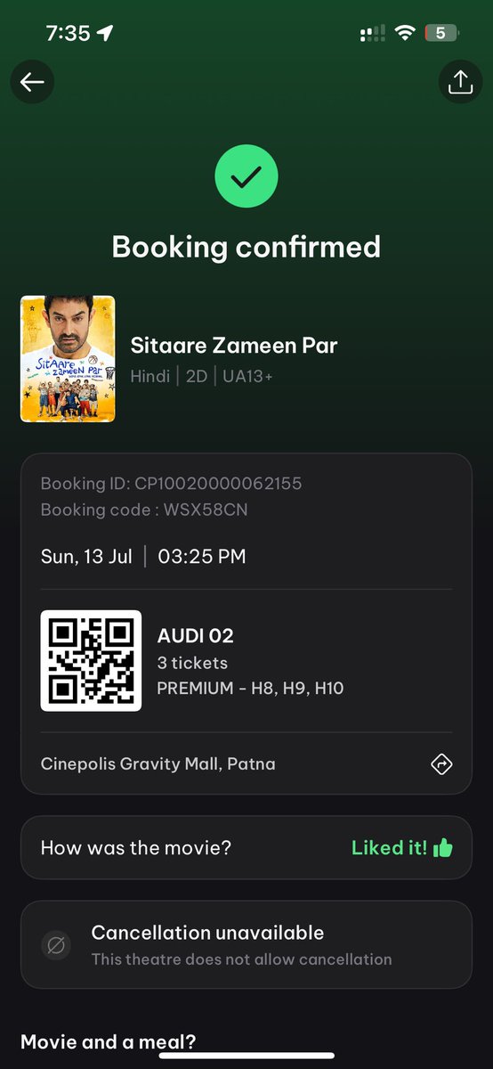 ankit201311's tweet photo. @IndiaCinepolis  recently I visited patna @Cinepolis theatre in gravity mall, kankarbagh. Where I left my sunglasses on my seat. After exit I revisited &amp; asked them to check but nothing happened yet don’t carry your expensive belongings in @Cinepolis https://t.co/ZFX2mIJUVs