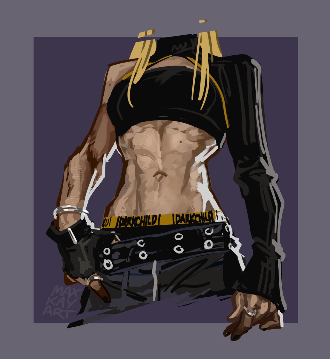 MaxIsDrawing's tweet image. Someone&apos;s abs 🗡️
